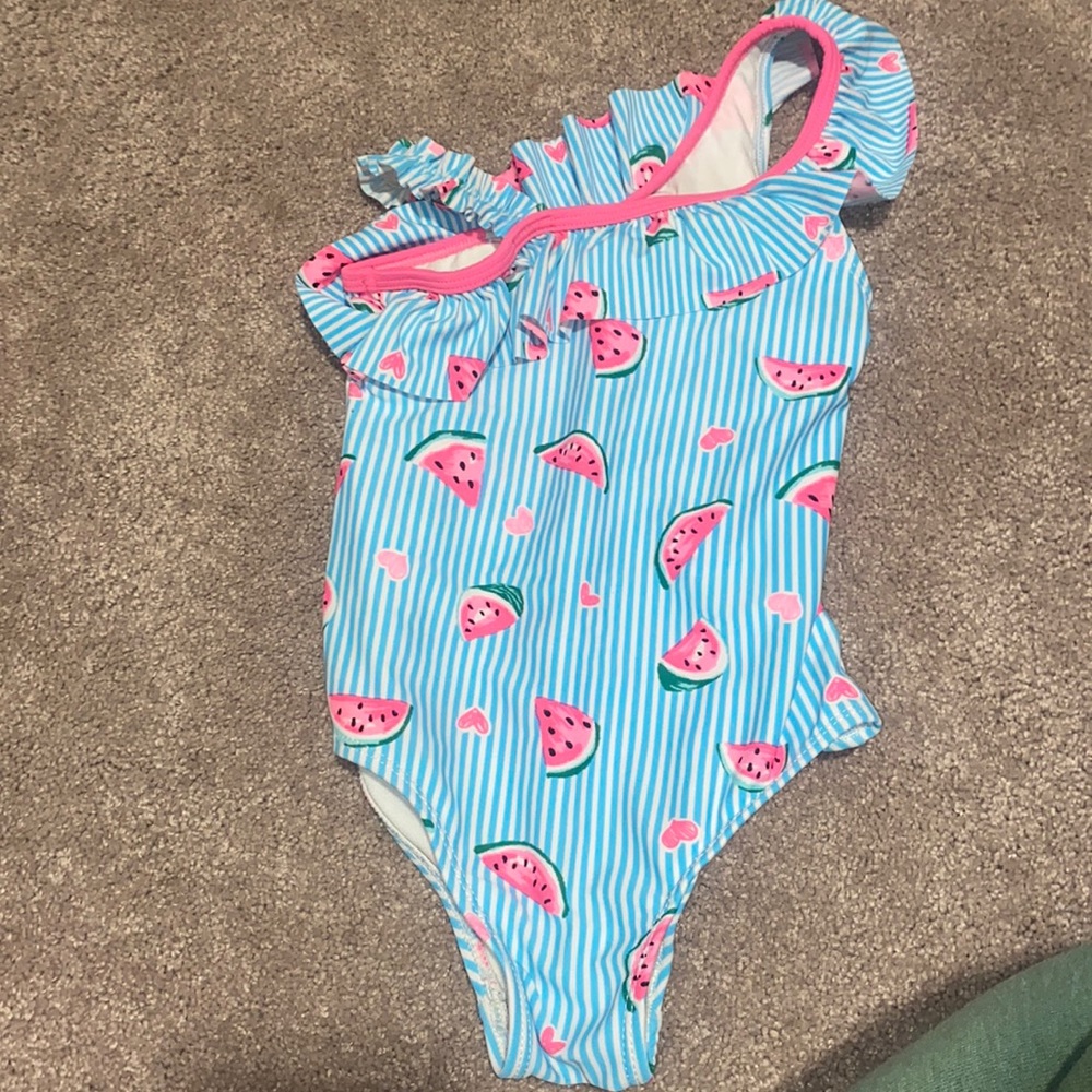 Blue watermelon swim suit